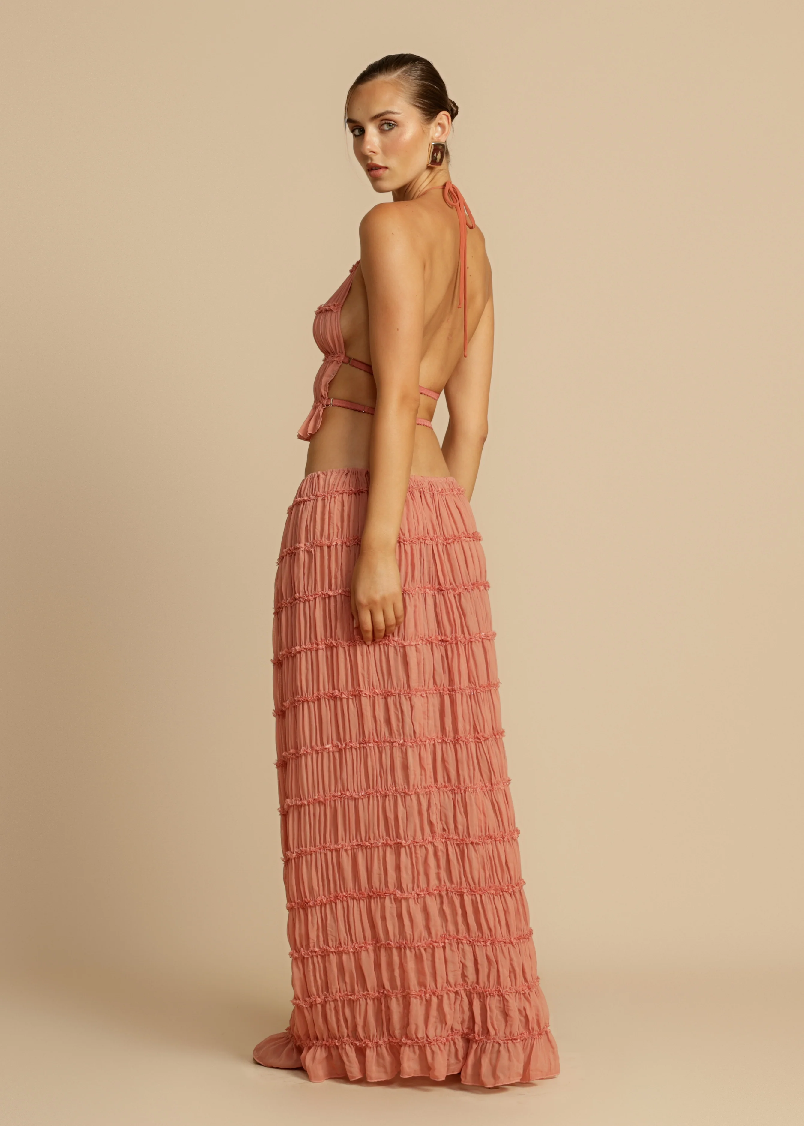 JULIETTE SKIRT PEACH - Image 3
