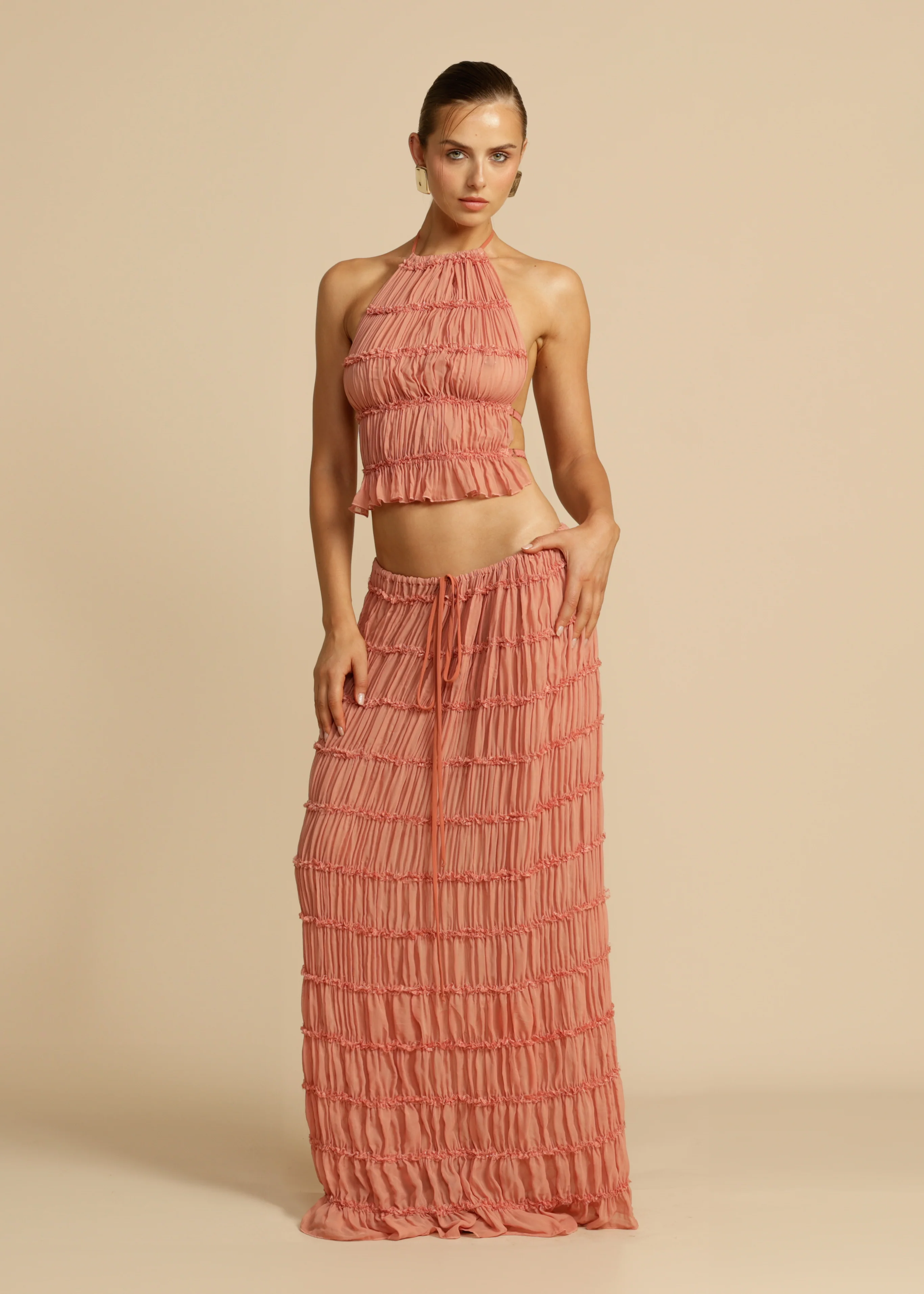 JULIETTE SKIRT PEACH - Image 4